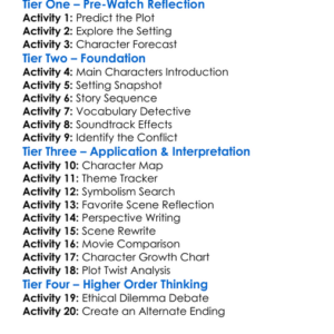The Occupant 2025 Worksheet Activity Booklet