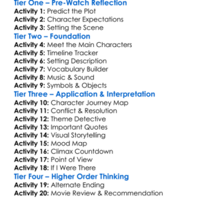 The Order 2024 Worksheet Activity Booklet