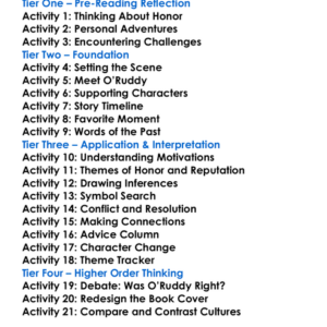 The Oruddy Stephen Crane Worksheet Activity Booklet