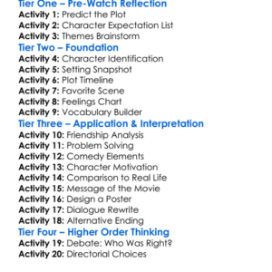 The Other Woman 2014 Worksheet Activity Booklet