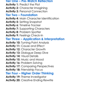 The Outside Story 2021 Worksheet Activity Booklet