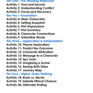 The Parsifal Mosaic Robert Ludlum Worksheet Activity Booklet