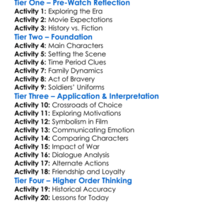The Patriot 2000 Worksheet Activity Booklet
