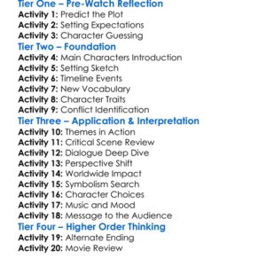 The Peacemaker 1997 Worksheet Activity Booklet