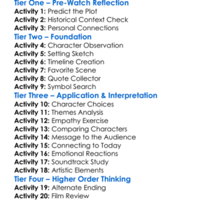 The Penitent Thief 2021 Worksheet Activity Booklet