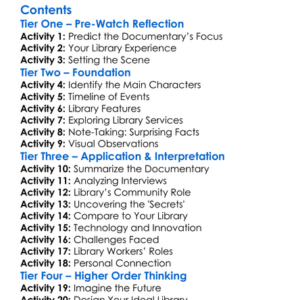 The Peoples Palace Secrets Of The New York Public Library 1992 Worksheet Activity Booklet