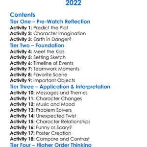 The Phantom Lake Kids In The Day The Earth Abruptly Almost Ended 2022 Worksheet Activity Booklet