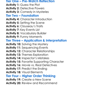 The Pink Panther 2006 Worksheet Activity Booklet