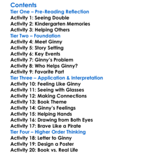 The Pirate Of Kindergarten Cynthia Rylant Worksheet Activity Booklet