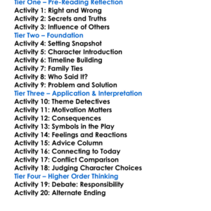 The Power Of Darkness Leo Tolstoy Worksheet Activity Booklet