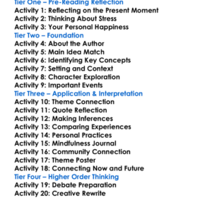 The Power Of Now Eckhart Tolle Worksheet Activity Booklet