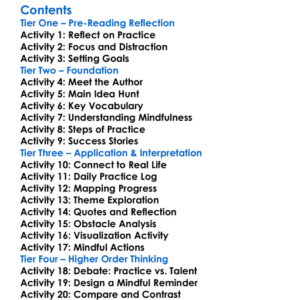 The Practicing Mind Thomas M Sterner Worksheet Activity Booklet