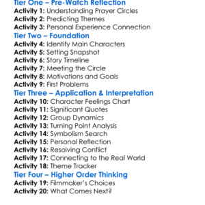 The Prayer Circle 2013 Worksheet Activity Booklet