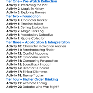 The Prestige 2006 Worksheet Activity Booklet