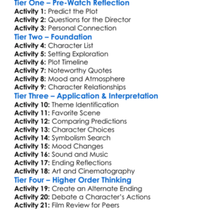 The Rabbit Hunters 2020 Worksheet Activity Booklet