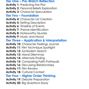 The Rapture 1991 Worksheet Activity Booklet