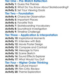 The Reality Of Bob Burnquist 2005 Worksheet Activity Booklet