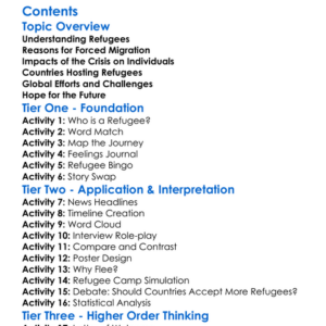 The Refugee Crisis In The 21St Century Worksheet Activity Booklet