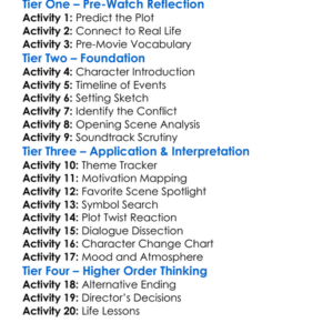 The Return 2024 Worksheet Activity Booklet