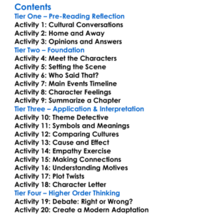 The Right To An Answer Anthony Burgess Worksheet Activity Booklet