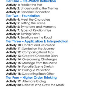 The Road Within 2014 Worksheet Activity Booklet