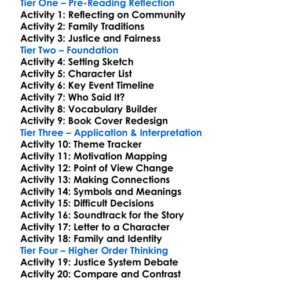 The Round House Louise Erdrich Worksheet Activity Booklet
