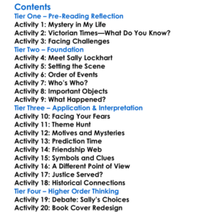 The Ruby In The Smoke Philip Pullman Worksheet Activity Booklet