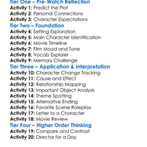 The Sea Change 1998 Worksheet Activity Booklet