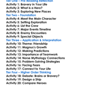 The Ship Of The Dead Rick Riordan Worksheet Activity Booklet