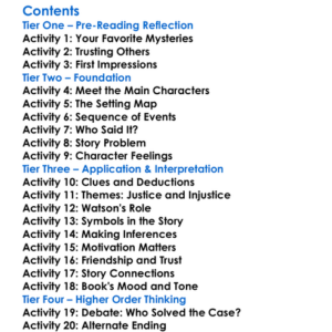 The Sign Of The Four Arthur Conan Doyle Worksheet Activity Booklet