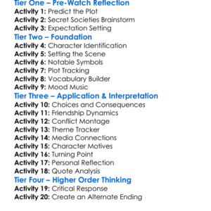 The Skulls 2000 Worksheet Activity Booklet