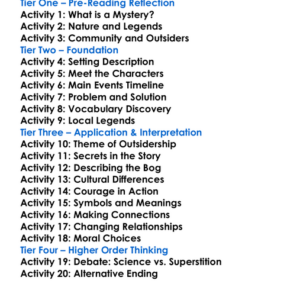 The Snakes Pass Bram Stoker Worksheet Activity Booklet