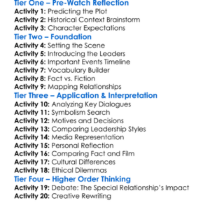 The Special Relationship 2010 Worksheet Activity Booklet