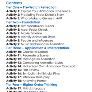 The Spirit Of Genius Worksheet Activity Booklet