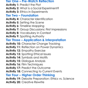 The Stanford Prison Experiment 2015 Worksheet Activity Booklet
