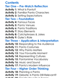 The Story Of Panto With Gyles Brandreth 2024 Worksheet Activity Booklet