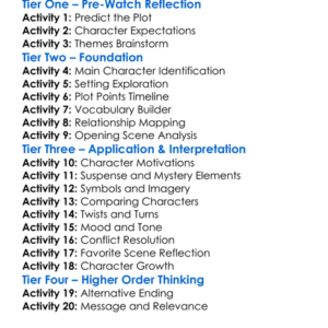The Stranger In Our Bed 2022 Worksheet Activity Booklet