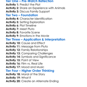 The Stray 2017 Worksheet Activity Booklet