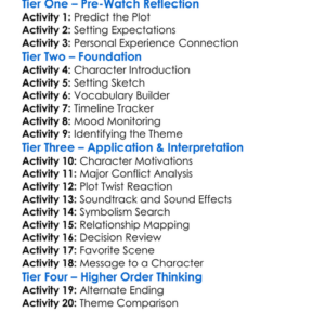 The Surprise Visit 2022 Worksheet Activity Booklet