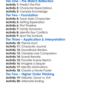 The Thompsons 2012 Worksheet Activity Booklet