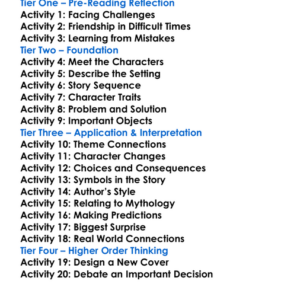 The Tower Of Nero Rick Riordan Worksheet Activity Booklet