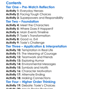 The Toxic Avenger Part Iii The Last Temptation Of Toxie 1989 Worksheet Activity Booklet