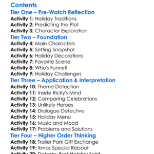 The Trailer Park Boys Xmas Special 2004 Worksheet Activity Booklet