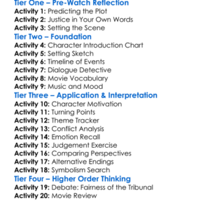 The Tribunal 2016 Worksheet Activity Booklet