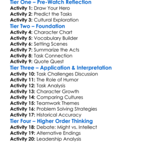 The Twelve Tasks Of Asterix 1976 Worksheet Activity Booklet