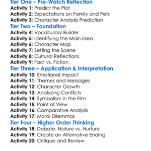 The Ugly Dachshund 1966 Worksheet Activity Booklet