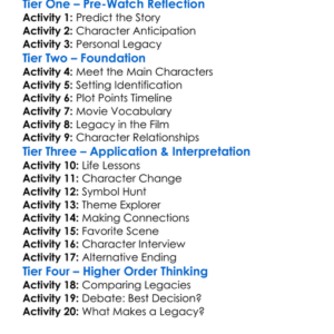 The Ultimate Legacy 2015 Worksheet Activity Booklet