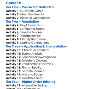 The Ultimate Romance The Making Of Notorious 2008 Worksheet Activity Booklet