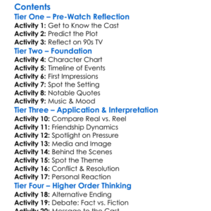 The Unauthorized Saved By The Bell Story 2014 Worksheet Activity Booklet