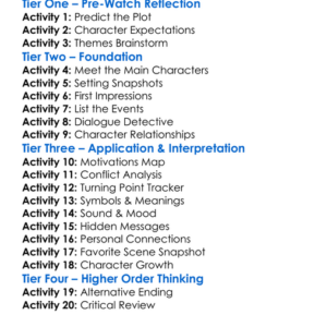 The Unbelievable Truth 1990 Worksheet Activity Booklet